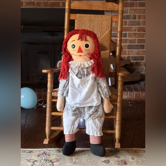 Rare Vintage 1960's XL Annabelle The Original Knickerbocker Raggedy Ann Doll - Picture 11 of 13